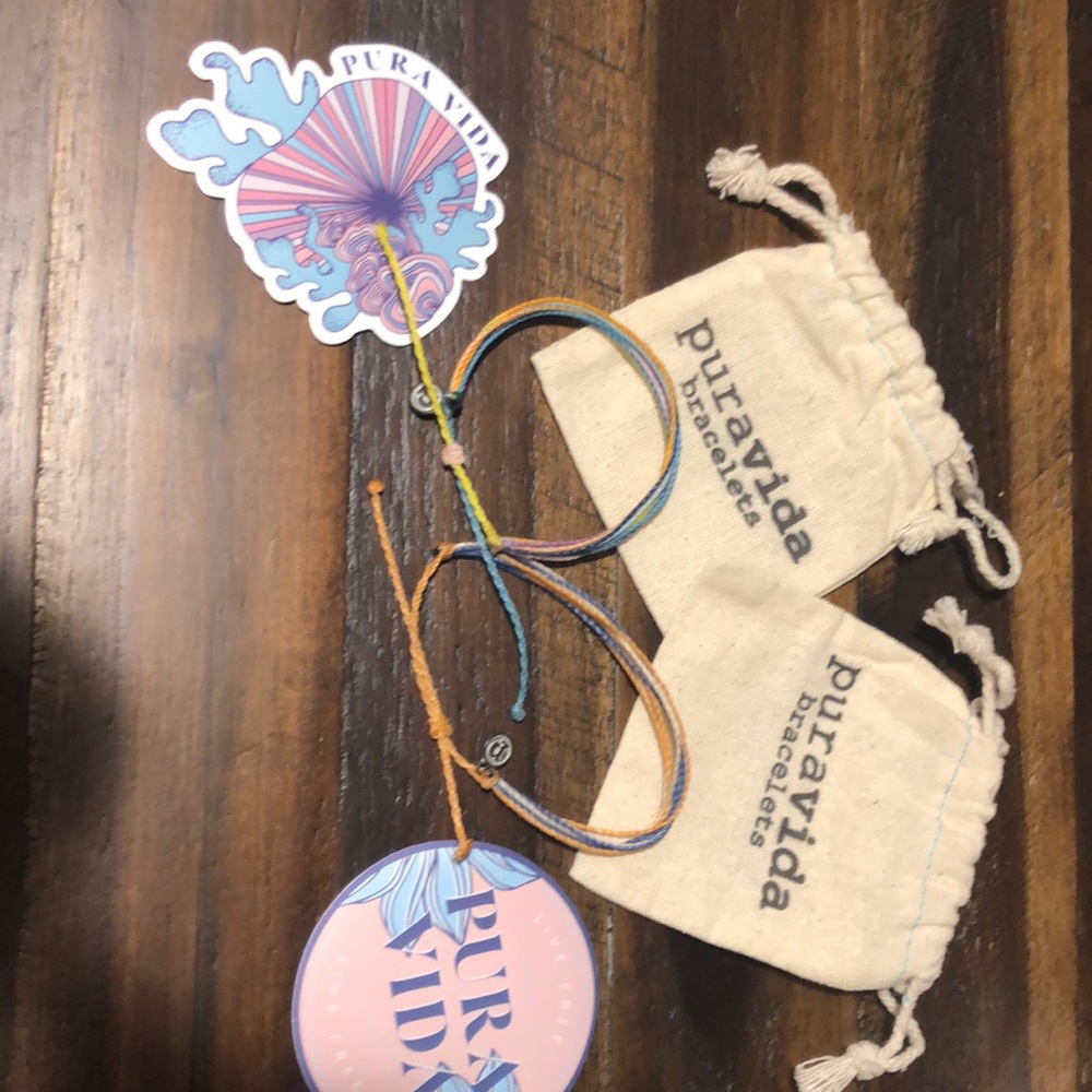 2 pura vida bracelets in original bags